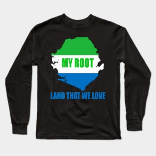 My Root,Sierra Leone Long Sleeve T-Shirt